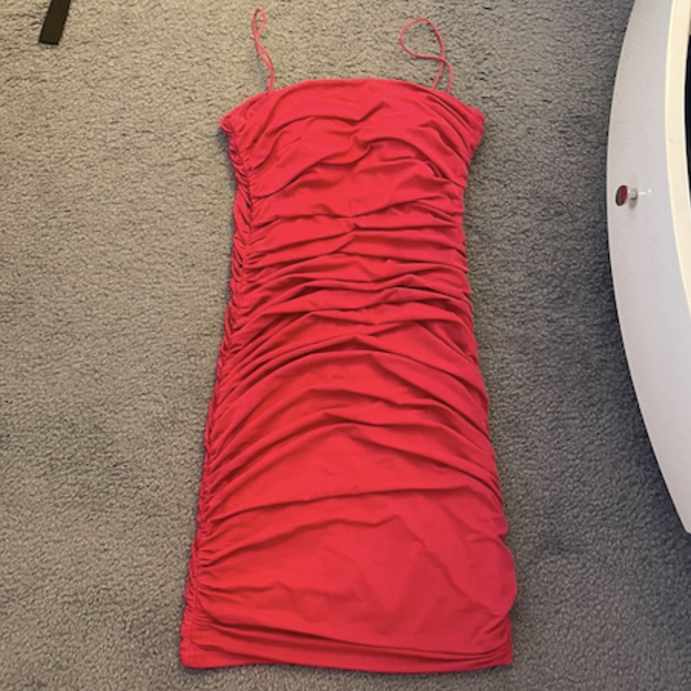 Princess Polly Tara Pink Mini Dress Size 4